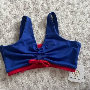 Kids Dance Top - Blue and Red